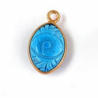 Cemstone Carved Bezel Pendant