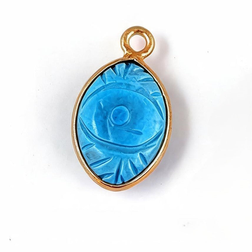 Cemstone Carved Bezel Pendant