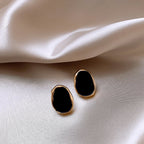 Black Enamel beautiful studs