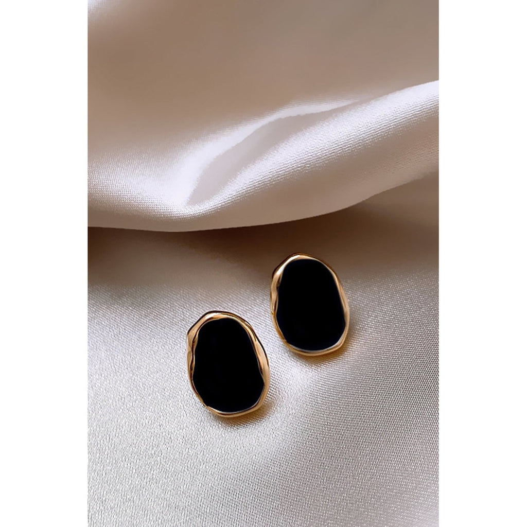 Black Enamel beautiful studs