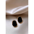 Black Enamel beautiful studs