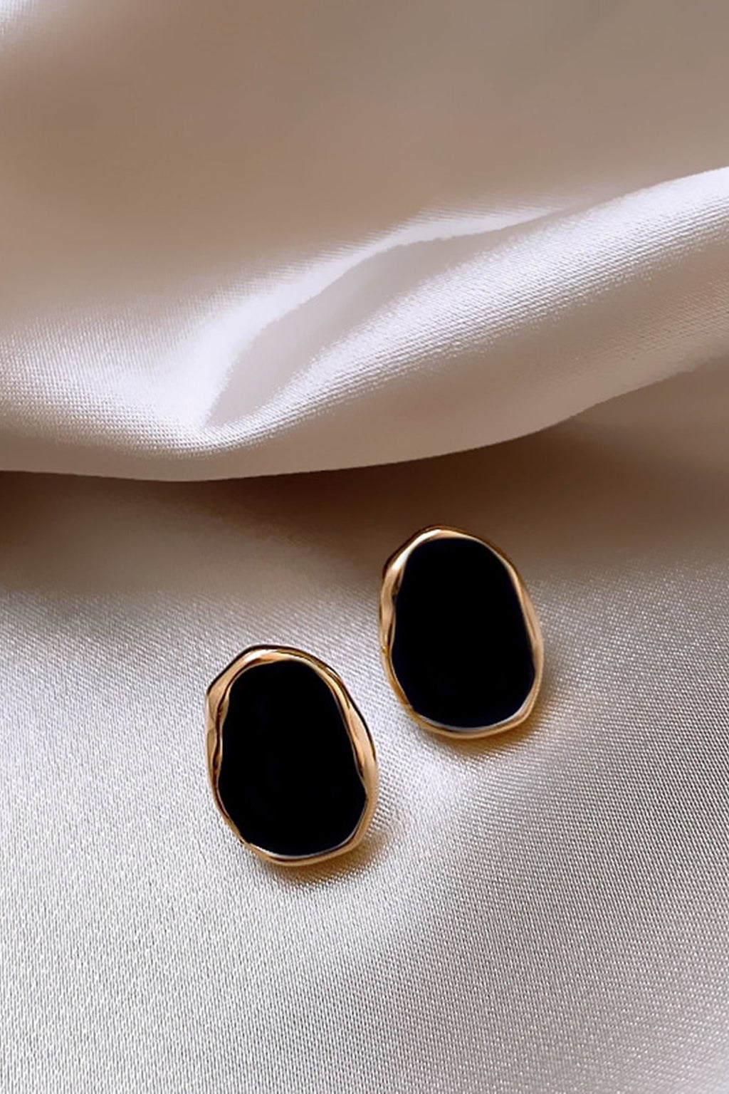 Black Enamel beautiful studs