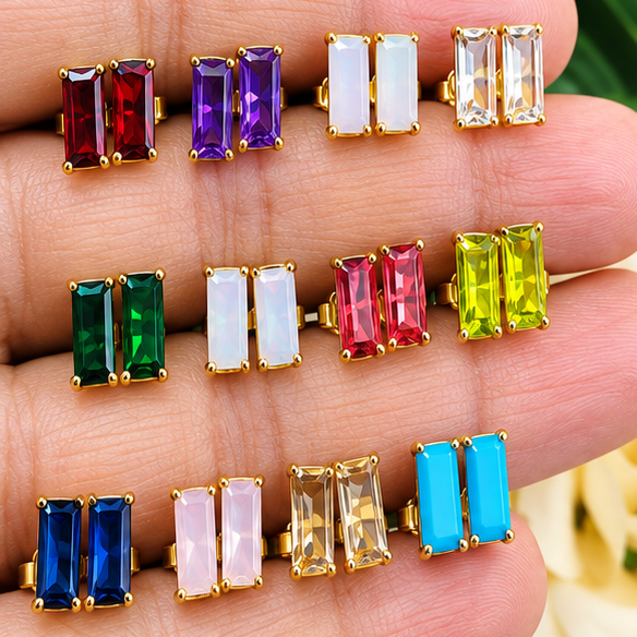 Baggute Prong Set Stud