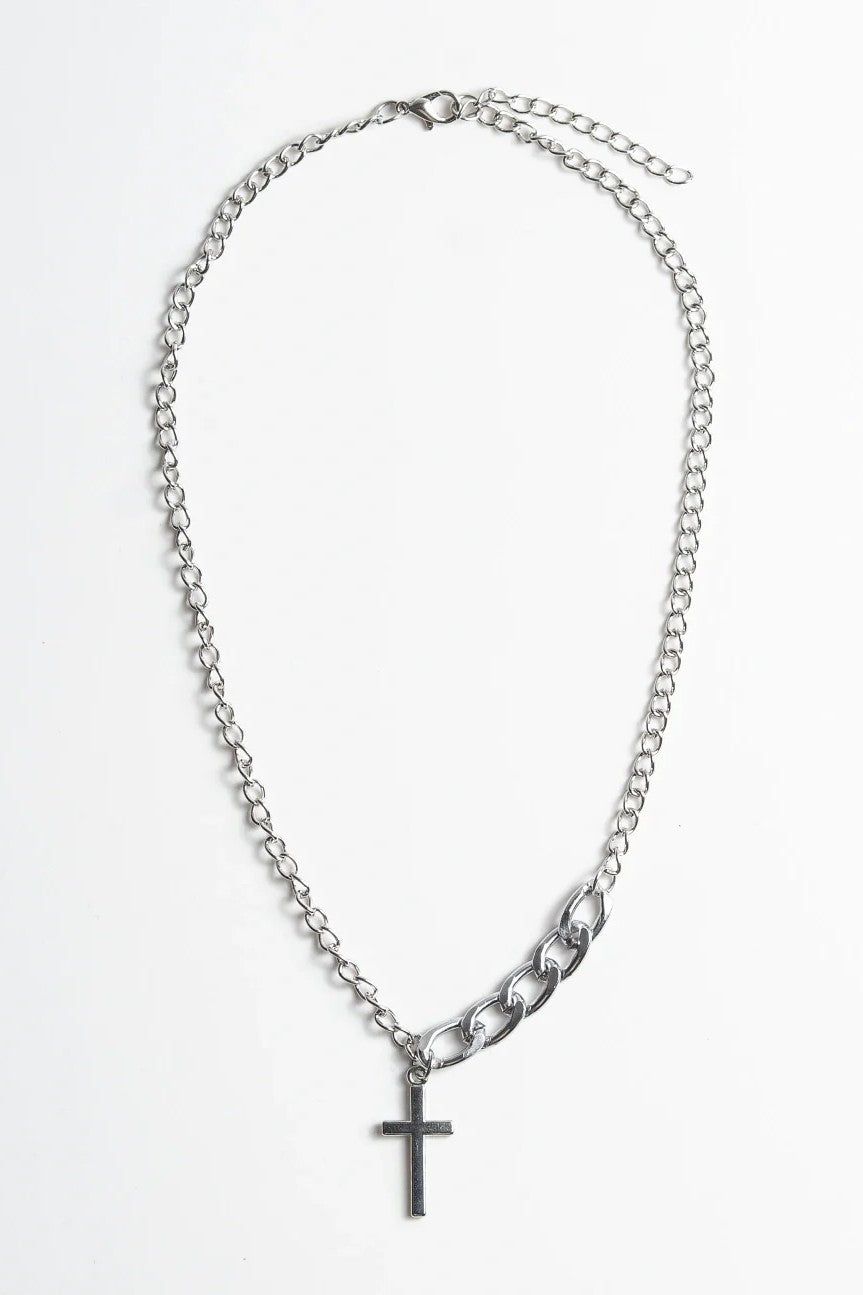 Cross neck chain