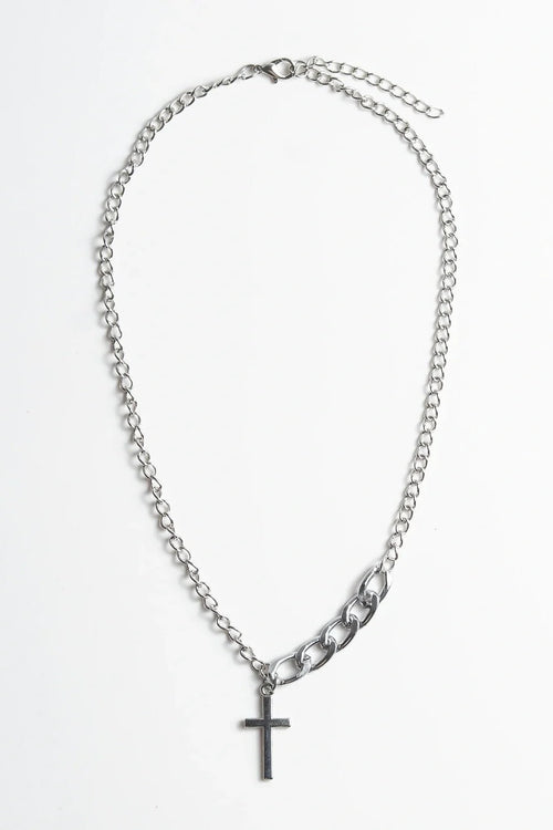 Cross neck chain