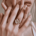 Amethyst Flower Ring