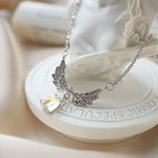 Angel wings necklace for women