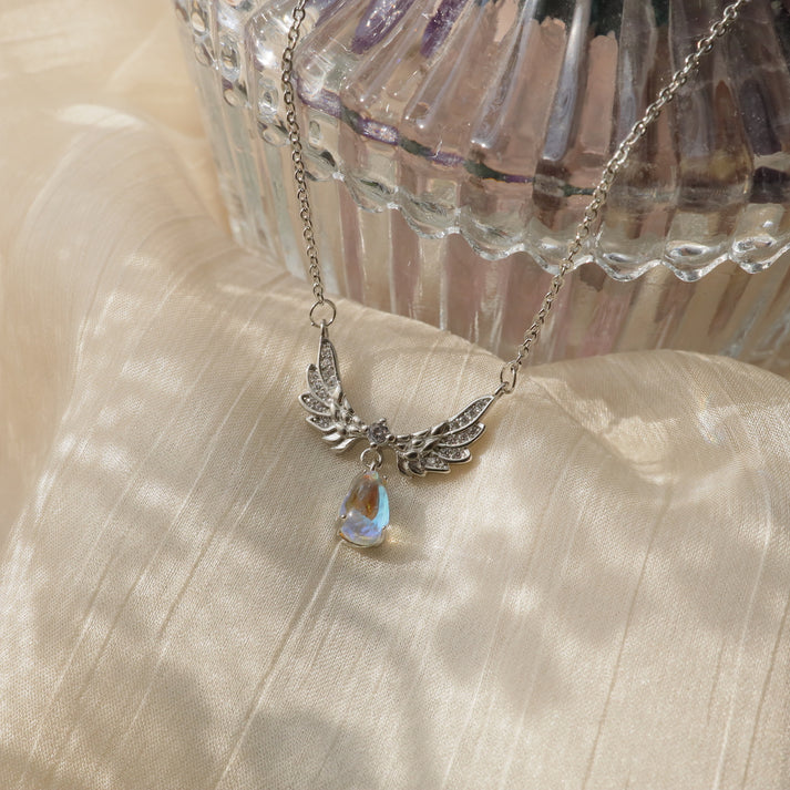 Angel wings necklace for women