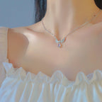 Angel wings necklace for women