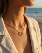 Intertwined Heart Knot Necklace