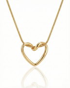 Intertwined Heart Knot Necklace