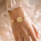 Sun Flower Leaf Bracelet