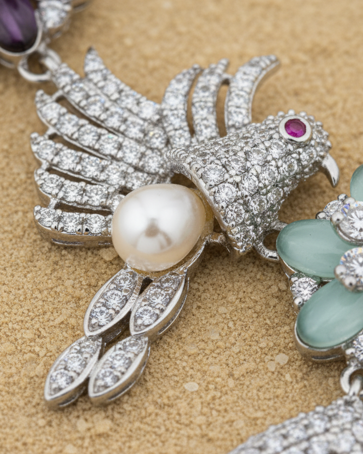 Avian Blossom Moissanite Set