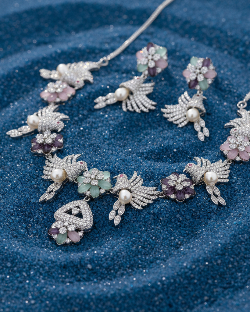 Avian Blossom Moissanite Set