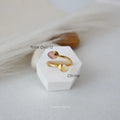 Twin Flame Crystal Ring