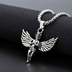 Angel pendant Necklace Unisex style for Men's and Women both