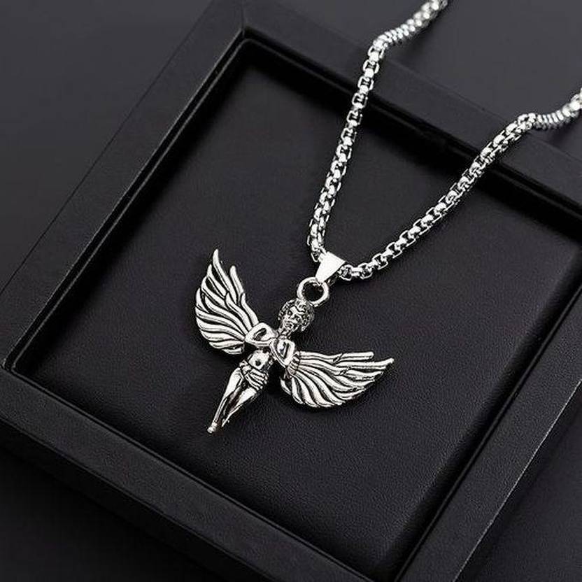 Angel pendant Necklace Unisex style for Men's and Women both
