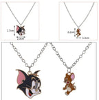 Tom & Jerry neck chain pair