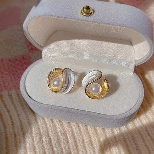 Anti tarnish Pearl drop Earrings