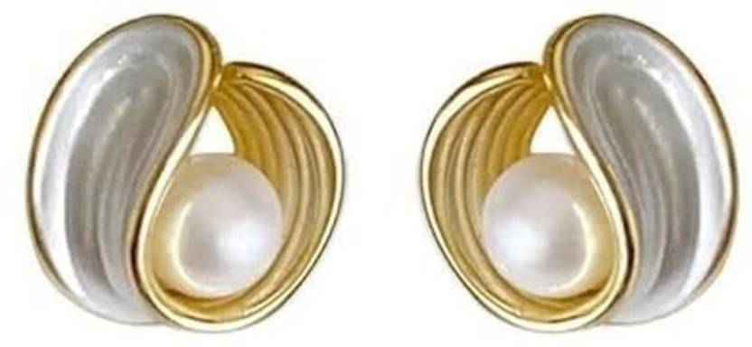 Anti tarnish Pearl drop Earrings