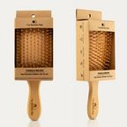 Bamboo Wooden Hair Brush – Natural Paddle Hair Brush with Bamboo Bristles | Styling Brush for Women & Men
