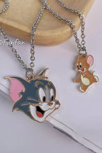 Tom & Jerry neck chain pair