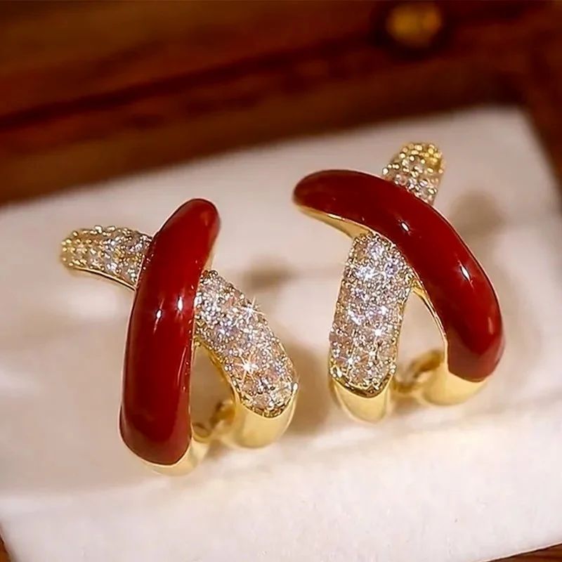 Anti tarnish Fancy ear studs