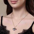 Evil eye neck chain
