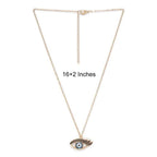 Evil eye neck chain