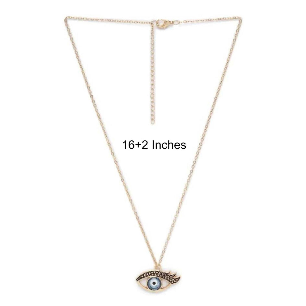 Evil eye neck chain