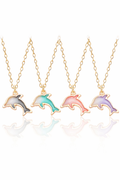 Cute Dolphin Charm Necklace