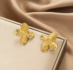 Luxe Bloom Floral Studd Earrings