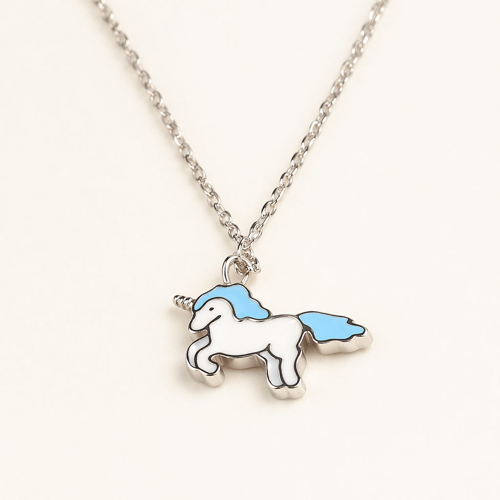 Cute Unicorn Charm Necklace