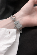 Chrome Teddy Toggle Bracelet