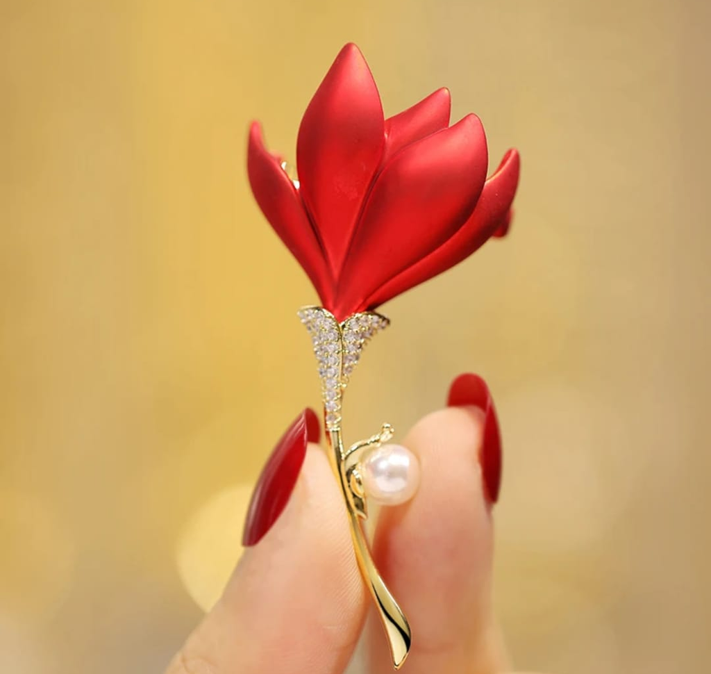 Elegant Red Tulip