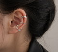 Minimal Silver Ear Cuff Set ��� Effortless Everyday