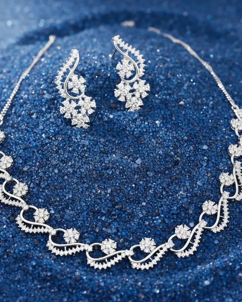 Flowing Floral Swirl Set