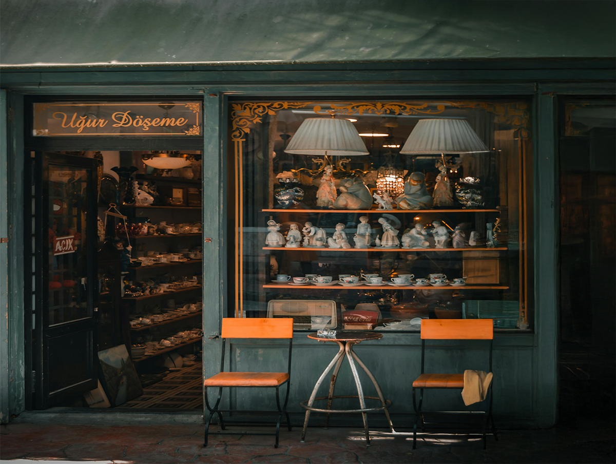 A collection of hand made goods ready to sell in international market